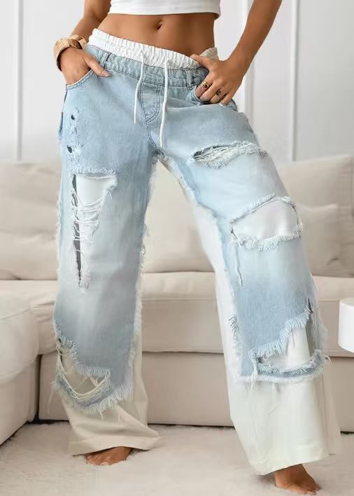 Women's Distressed Jeans