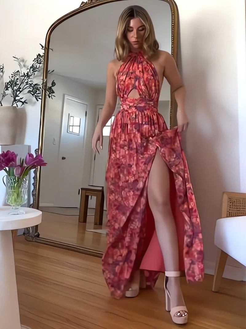 Sunset Blossom Dress