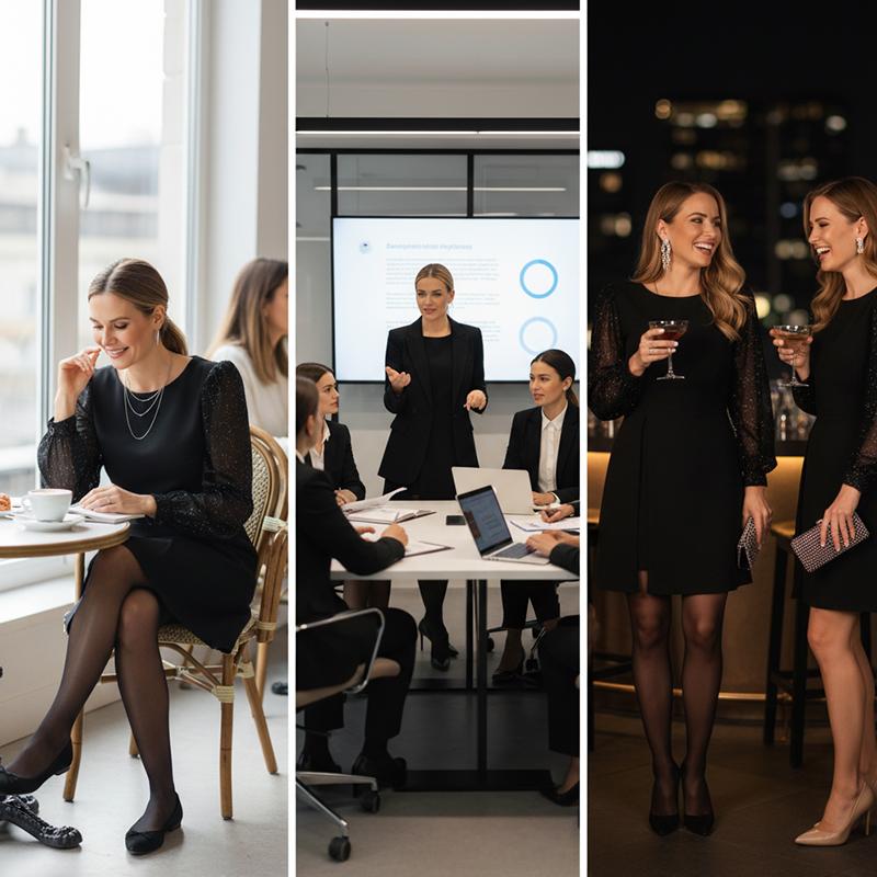 Elegant Sequin Embroidered Dress